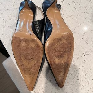 Coach Black 9B Alena Sling Back 3” Heels